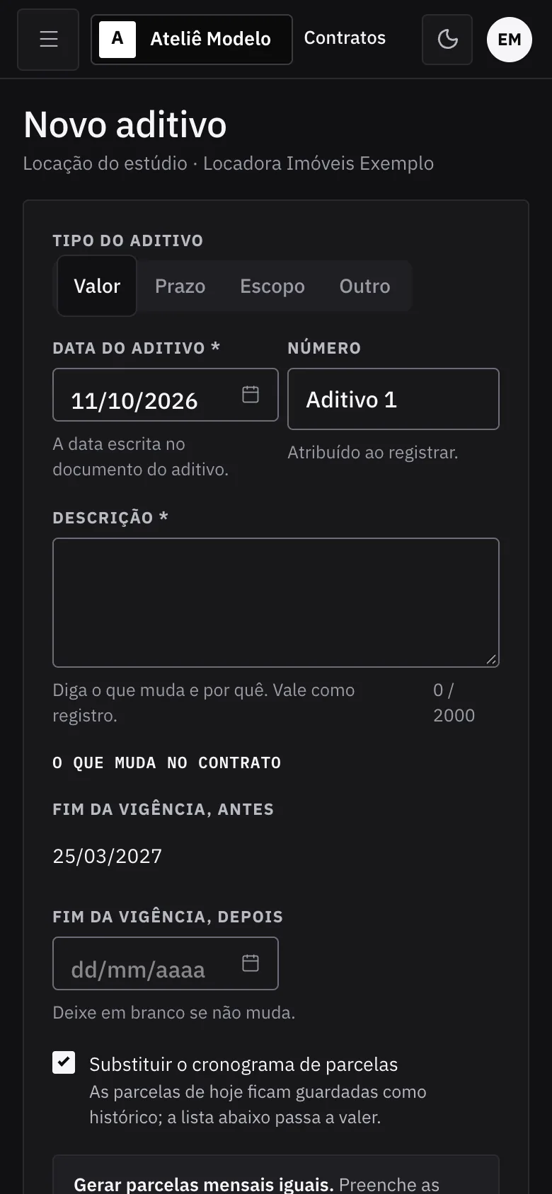 Aditivo no celular