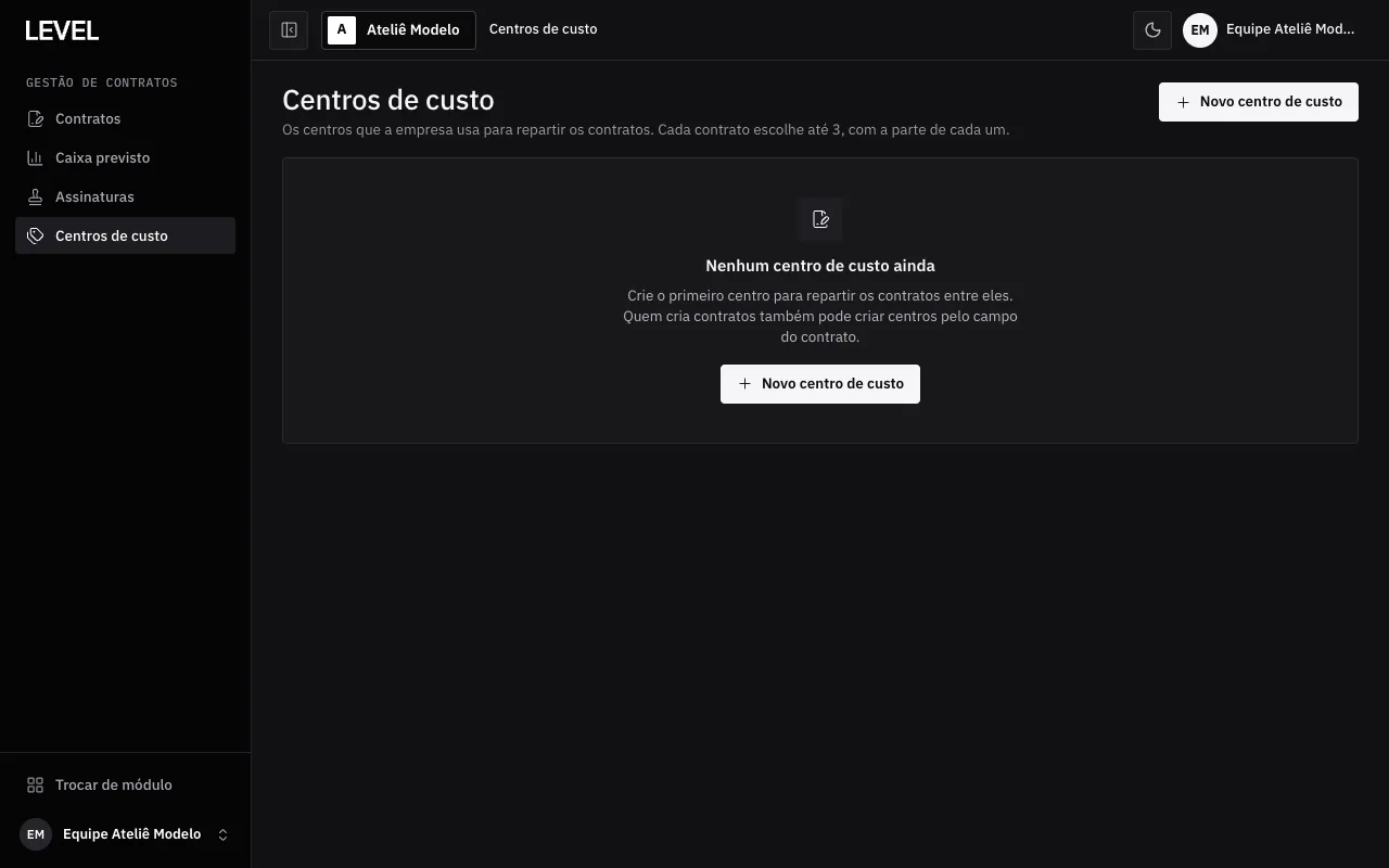 Centros de custo