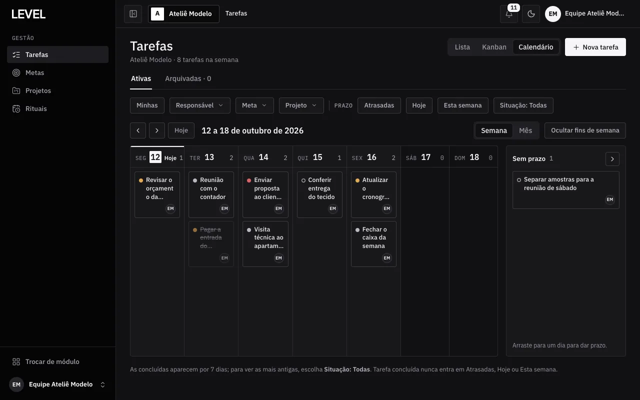 Calendário